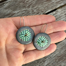 Load image into Gallery viewer, Spotted Disc Earrings