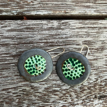 Load image into Gallery viewer, Spotted Disc Earrings