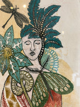 Load image into Gallery viewer, ‘Warrior Heart’ Original textile