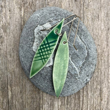 Load image into Gallery viewer, Jade Leaf Earrings