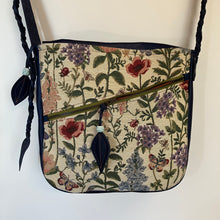 Load image into Gallery viewer, Large satchel handbag - wild garden print