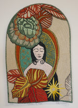 Load image into Gallery viewer, “GODDESS OF HOPE” Original Textile